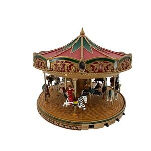 Mr Christmas Animated Musical Carousel Marquee Christmas Carols Year-Round Songs